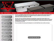 Tablet Screenshot of customtoolboxes.com